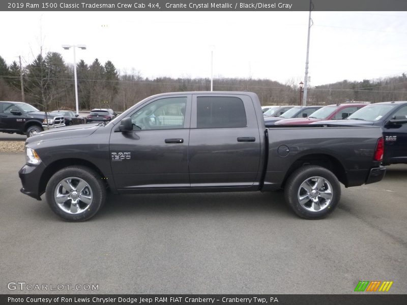 Granite Crystal Metallic / Black/Diesel Gray 2019 Ram 1500 Classic Tradesman Crew Cab 4x4