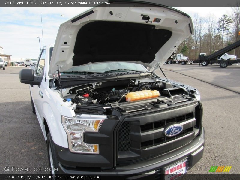 Oxford White / Earth Gray 2017 Ford F150 XL Regular Cab