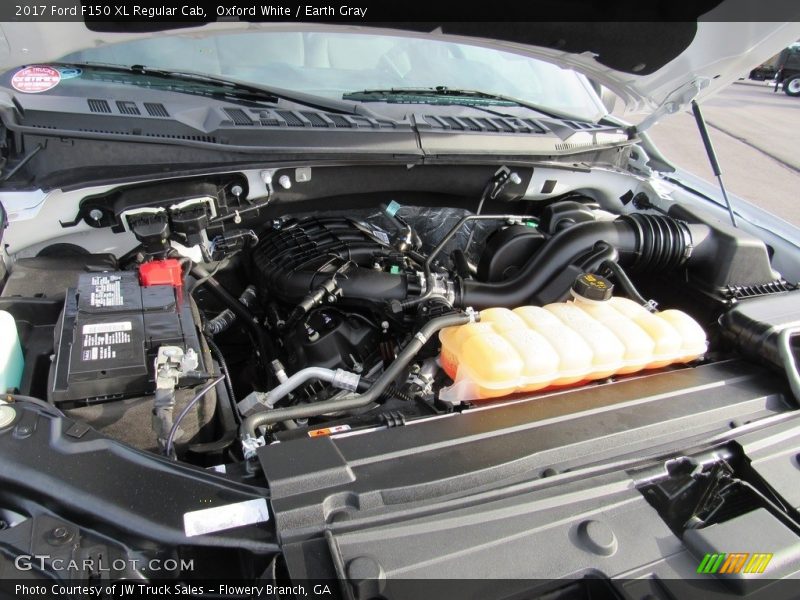 Oxford White / Earth Gray 2017 Ford F150 XL Regular Cab
