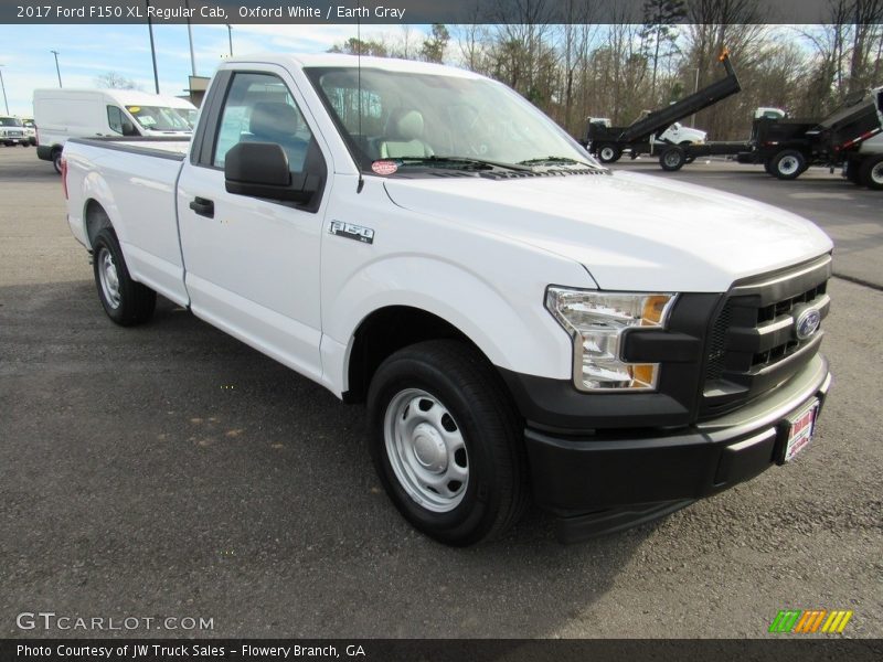 Oxford White / Earth Gray 2017 Ford F150 XL Regular Cab