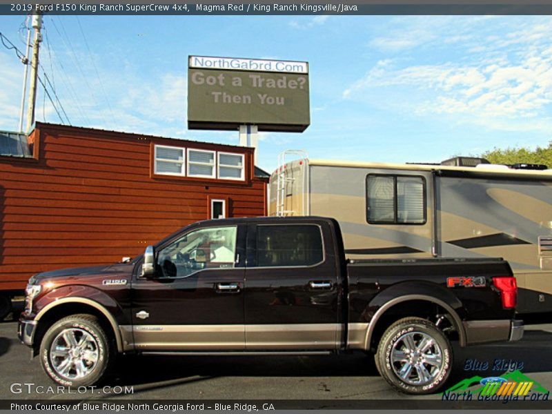Magma Red / King Ranch Kingsville/Java 2019 Ford F150 King Ranch SuperCrew 4x4