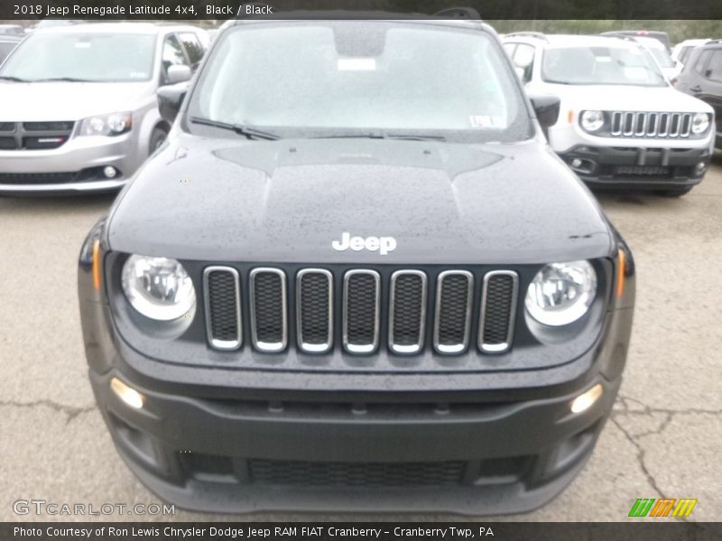 Black / Black 2018 Jeep Renegade Latitude 4x4