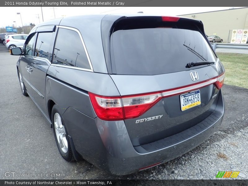 Polished Metal Metallic / Gray 2011 Honda Odyssey Touring Elite