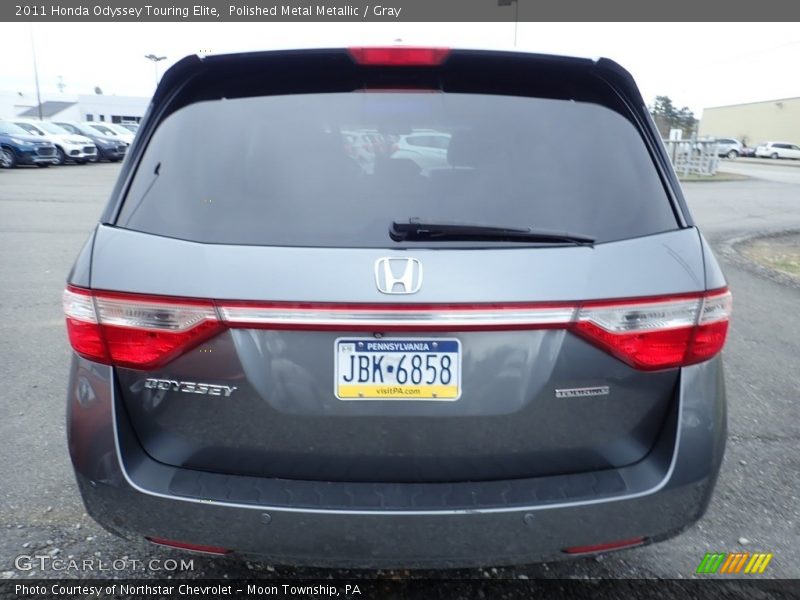 Polished Metal Metallic / Gray 2011 Honda Odyssey Touring Elite