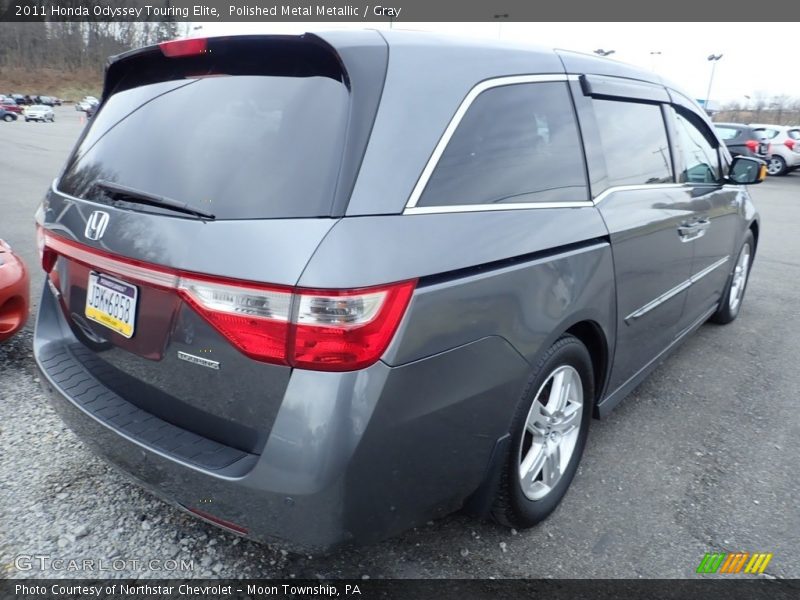 Polished Metal Metallic / Gray 2011 Honda Odyssey Touring Elite