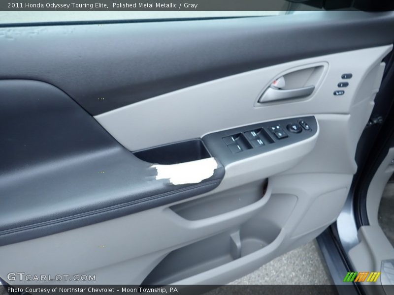 Polished Metal Metallic / Gray 2011 Honda Odyssey Touring Elite