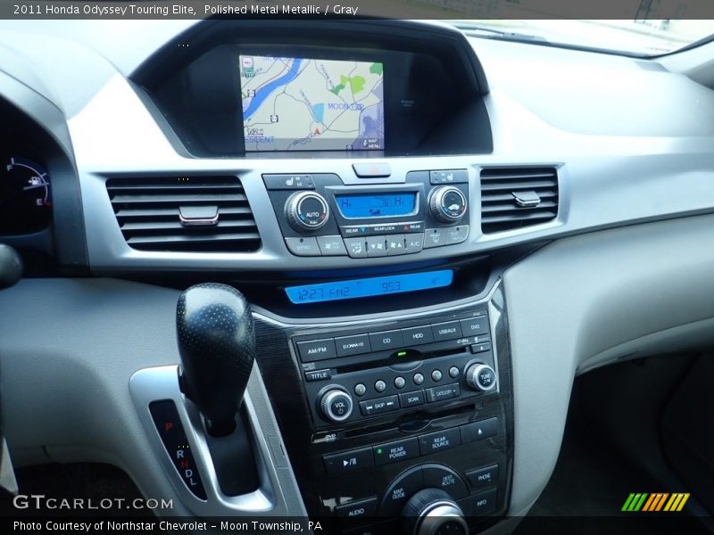 Polished Metal Metallic / Gray 2011 Honda Odyssey Touring Elite