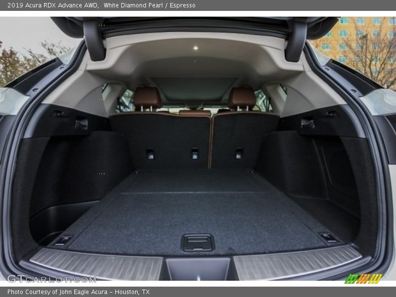 White Diamond Pearl / Espresso 2019 Acura RDX Advance AWD