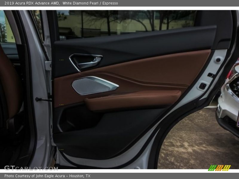 White Diamond Pearl / Espresso 2019 Acura RDX Advance AWD