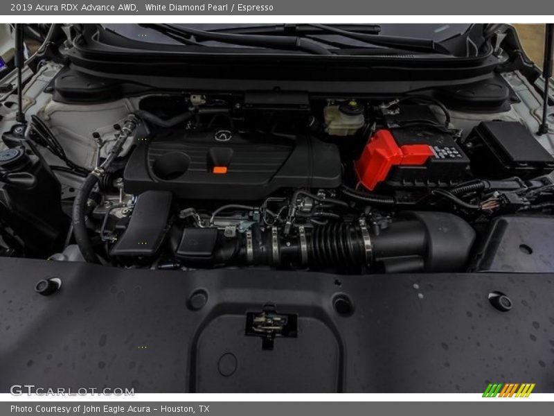 White Diamond Pearl / Espresso 2019 Acura RDX Advance AWD