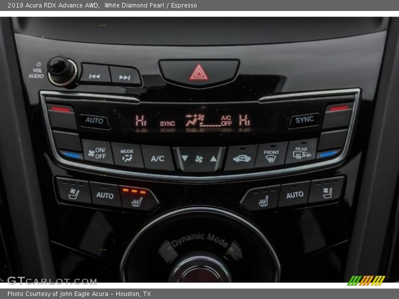 White Diamond Pearl / Espresso 2019 Acura RDX Advance AWD