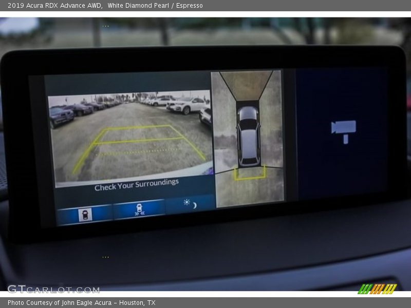 White Diamond Pearl / Espresso 2019 Acura RDX Advance AWD