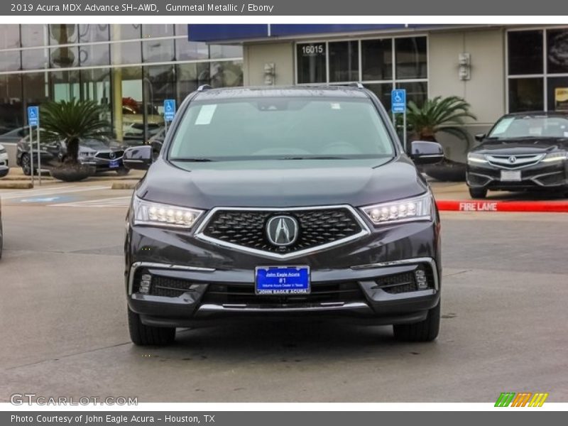 Gunmetal Metallic / Ebony 2019 Acura MDX Advance SH-AWD