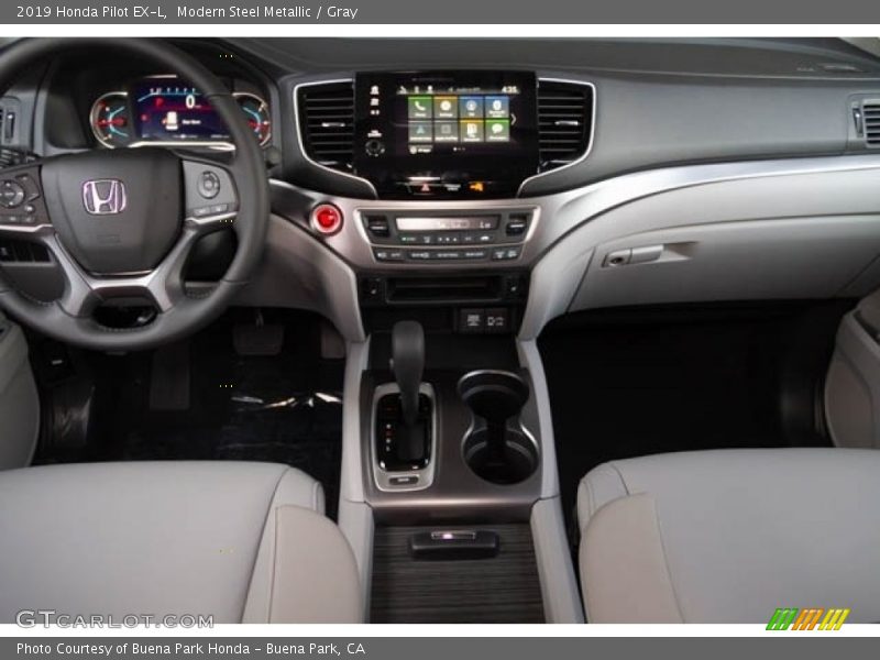 Modern Steel Metallic / Gray 2019 Honda Pilot EX-L
