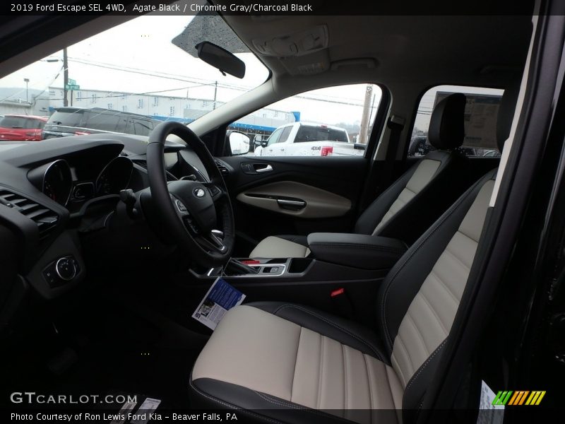 Agate Black / Chromite Gray/Charcoal Black 2019 Ford Escape SEL 4WD