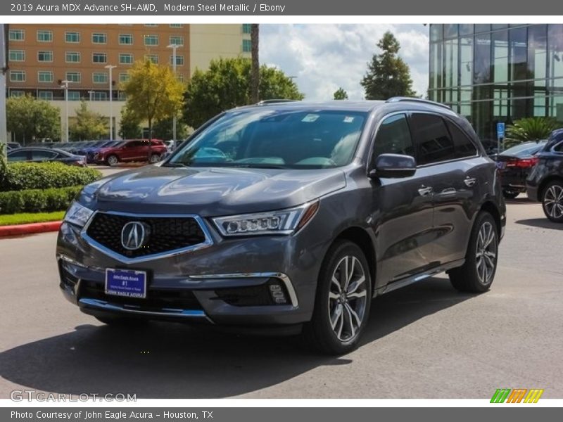 Modern Steel Metallic / Ebony 2019 Acura MDX Advance SH-AWD