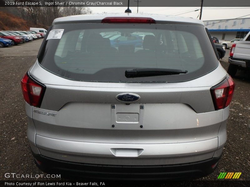 Ingot Silver / Chromite Gray/Charcoal Black 2019 Ford Escape S