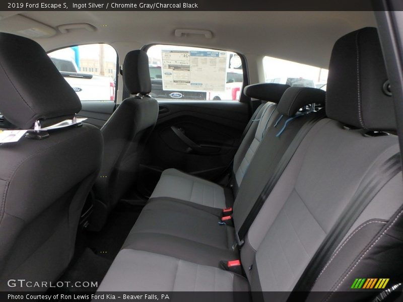 Rear Seat of 2019 Escape S