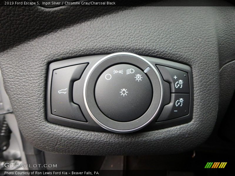 Ingot Silver / Chromite Gray/Charcoal Black 2019 Ford Escape S