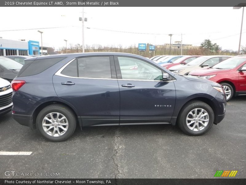 Storm Blue Metallic / Jet Black 2019 Chevrolet Equinox LT AWD