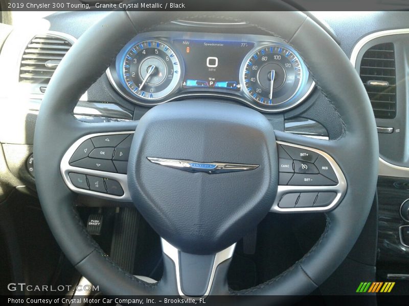 Granite Crystal Metallic / Black 2019 Chrysler 300 Touring