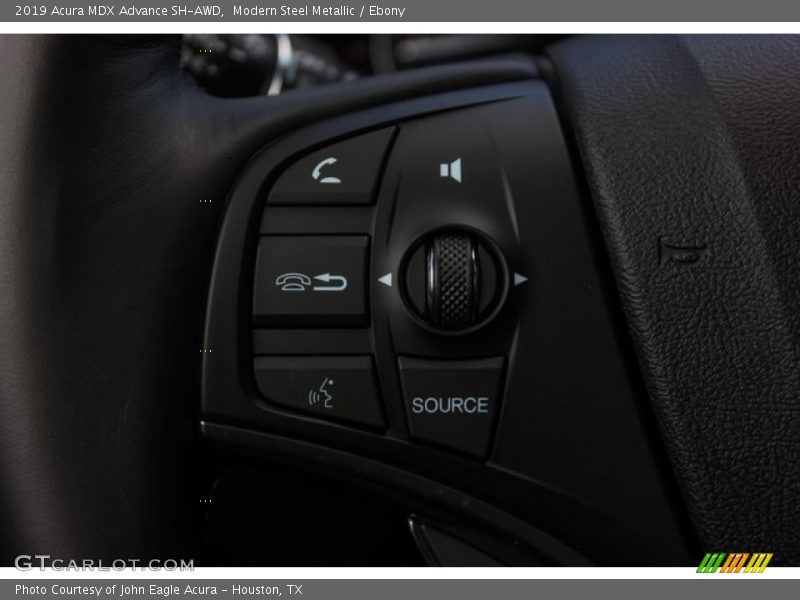 Modern Steel Metallic / Ebony 2019 Acura MDX Advance SH-AWD