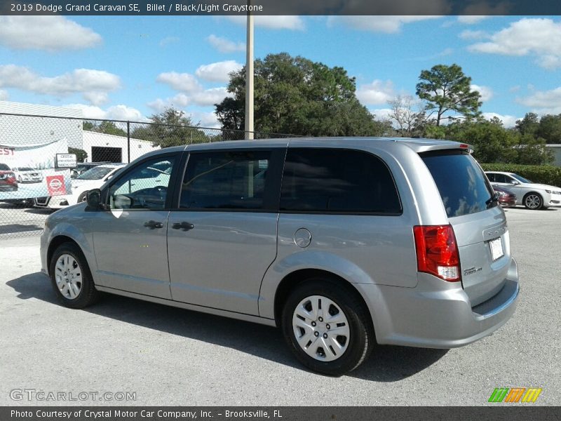 Billet / Black/Light Graystone 2019 Dodge Grand Caravan SE