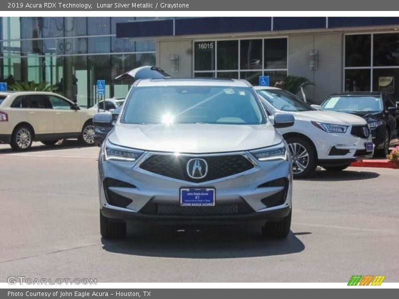 Lunar Silver Metallic / Graystone 2019 Acura RDX Technology