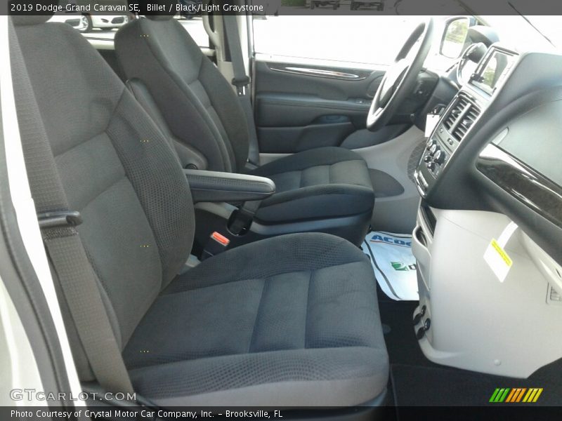 Billet / Black/Light Graystone 2019 Dodge Grand Caravan SE