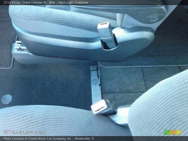 Billet / Black/Light Graystone 2019 Dodge Grand Caravan SE