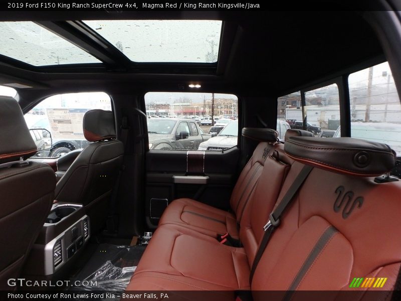Rear Seat of 2019 F150 King Ranch SuperCrew 4x4