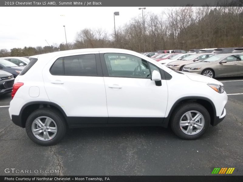 Summit White / Jet Black 2019 Chevrolet Trax LS AWD