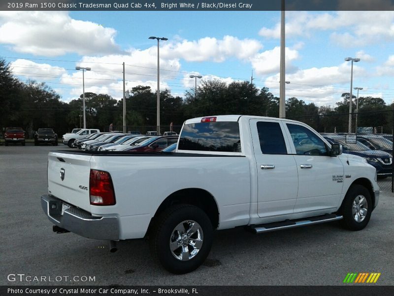 Bright White / Black/Diesel Gray 2019 Ram 1500 Classic Tradesman Quad Cab 4x4