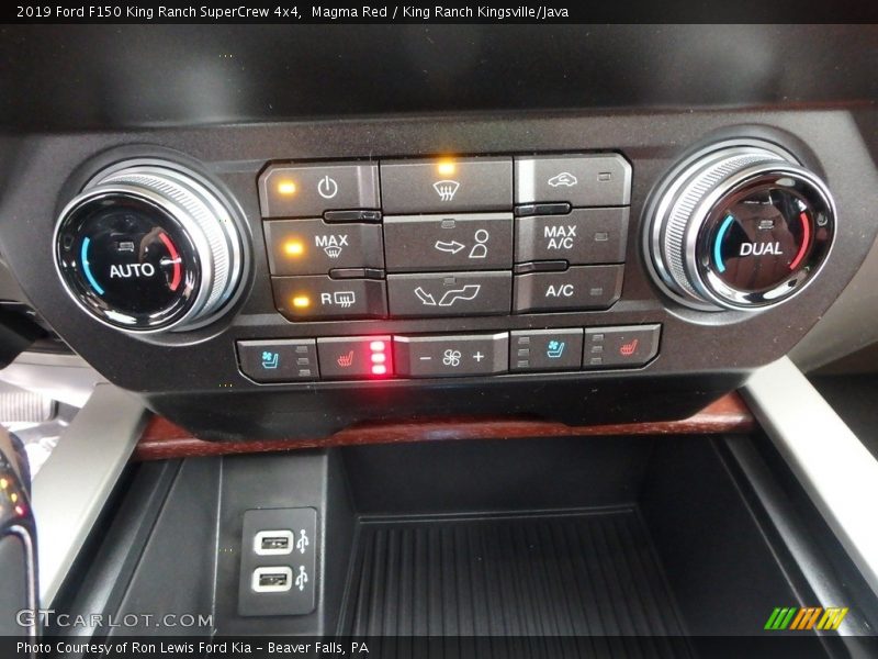 Controls of 2019 F150 King Ranch SuperCrew 4x4