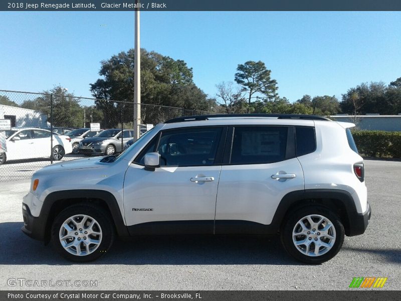 Glacier Metallic / Black 2018 Jeep Renegade Latitude