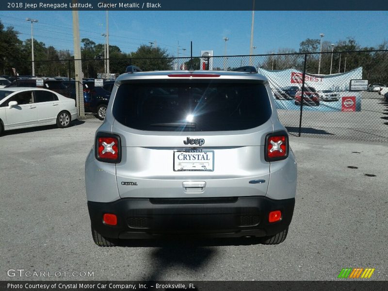 Glacier Metallic / Black 2018 Jeep Renegade Latitude