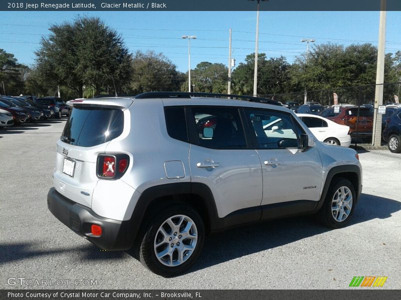 Glacier Metallic / Black 2018 Jeep Renegade Latitude