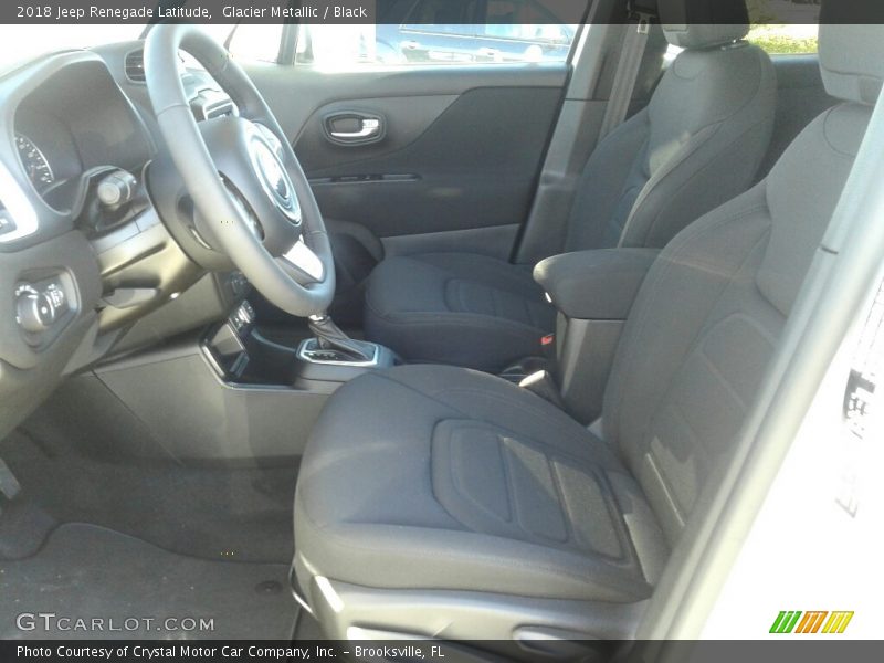 Glacier Metallic / Black 2018 Jeep Renegade Latitude