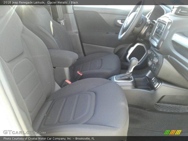 Glacier Metallic / Black 2018 Jeep Renegade Latitude