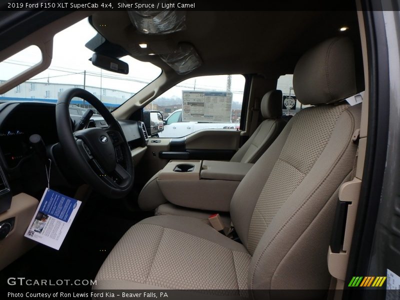 Front Seat of 2019 F150 XLT SuperCab 4x4