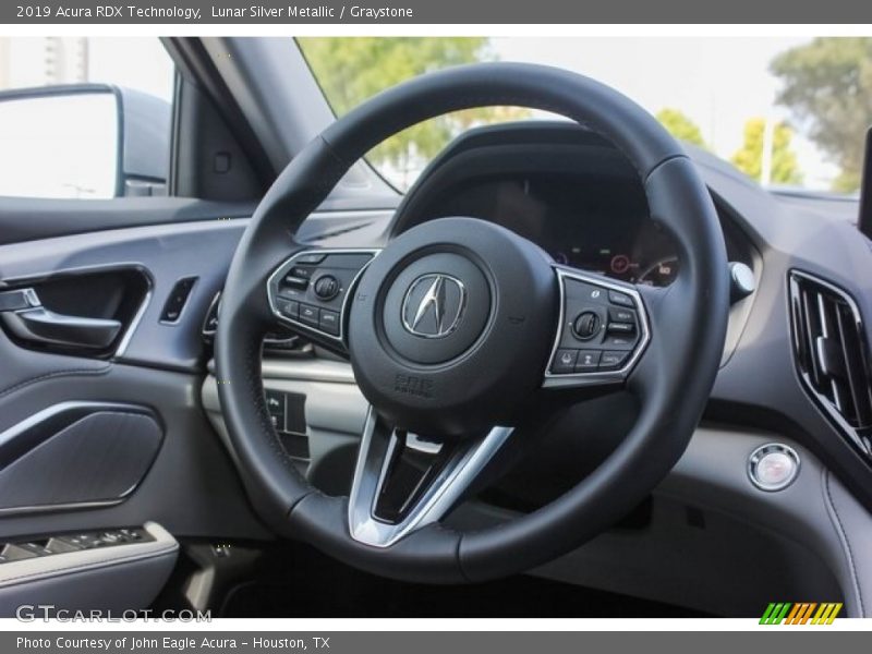 Lunar Silver Metallic / Graystone 2019 Acura RDX Technology