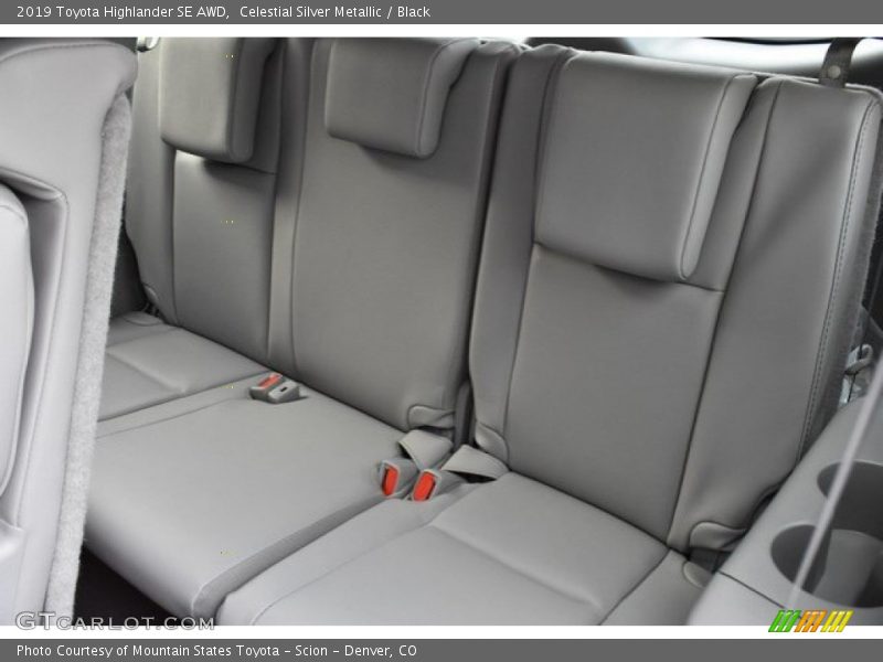 Celestial Silver Metallic / Black 2019 Toyota Highlander SE AWD
