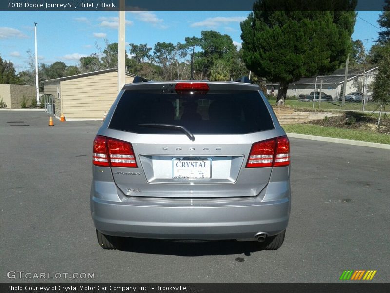 Billet / Black 2018 Dodge Journey SE