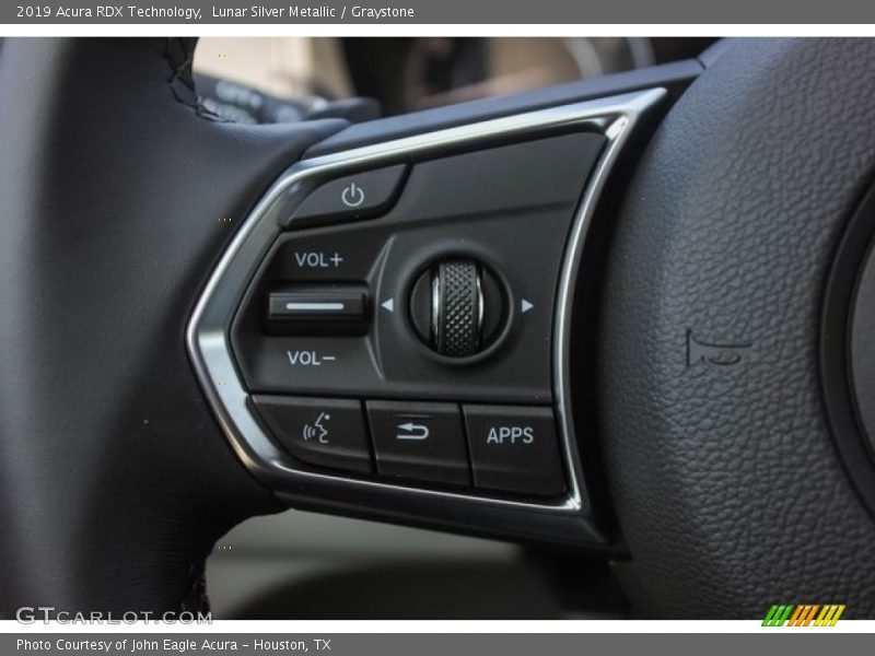 Lunar Silver Metallic / Graystone 2019 Acura RDX Technology