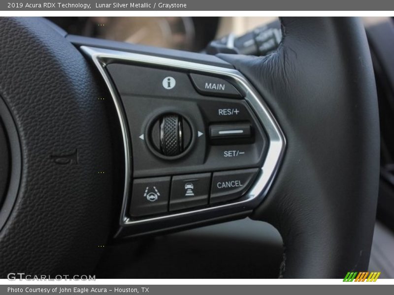 Lunar Silver Metallic / Graystone 2019 Acura RDX Technology