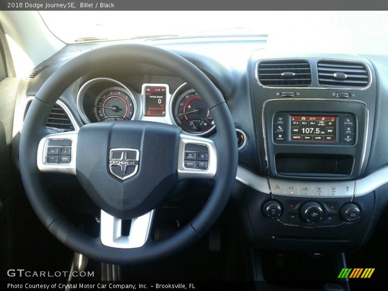 Billet / Black 2018 Dodge Journey SE
