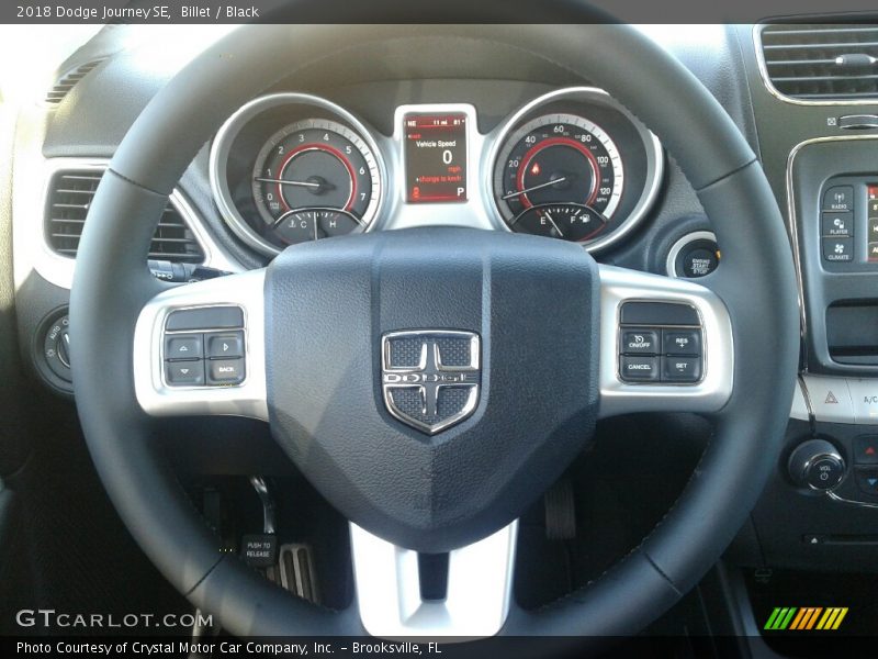Billet / Black 2018 Dodge Journey SE