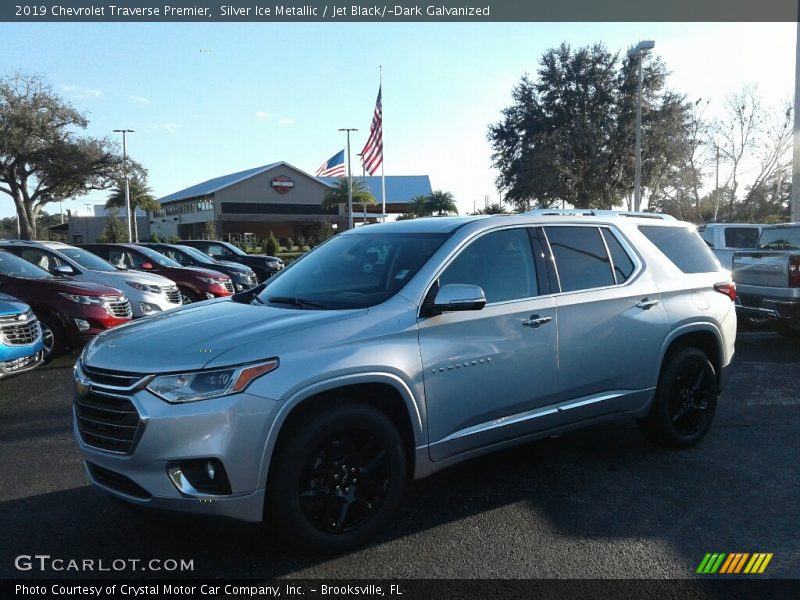 Silver Ice Metallic / Jet Black/­Dark Galvanized 2019 Chevrolet Traverse Premier