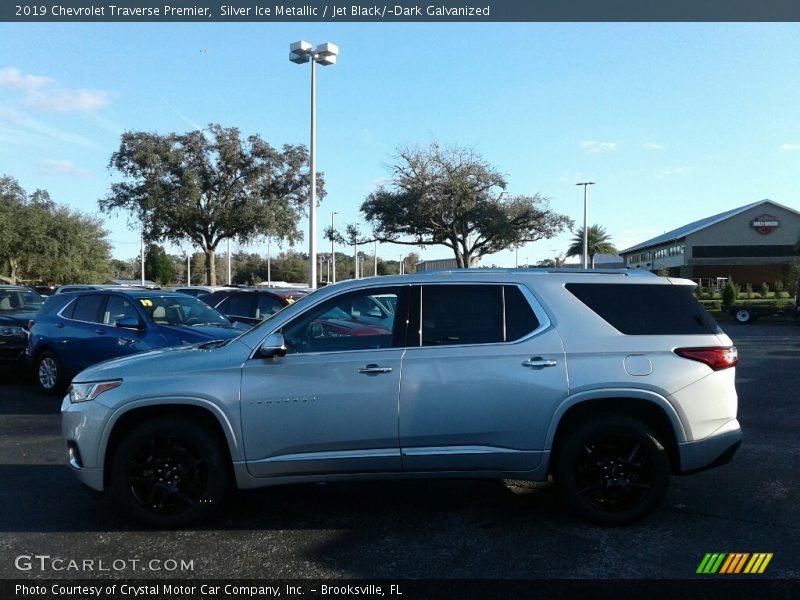 Silver Ice Metallic / Jet Black/­Dark Galvanized 2019 Chevrolet Traverse Premier