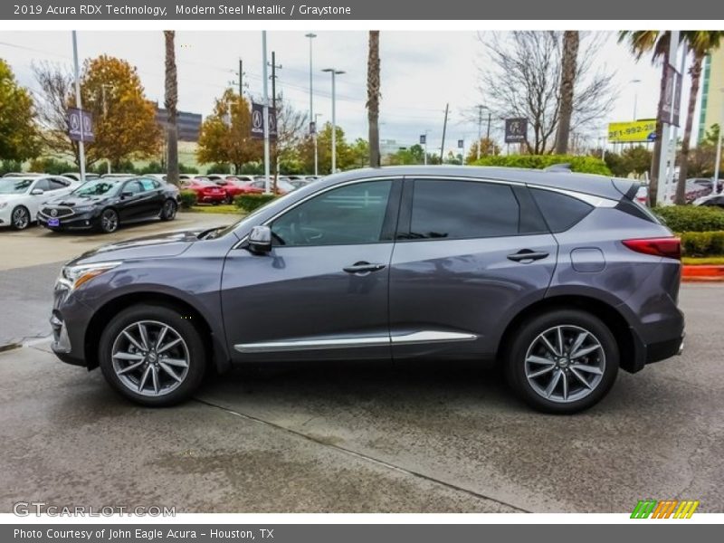 Modern Steel Metallic / Graystone 2019 Acura RDX Technology